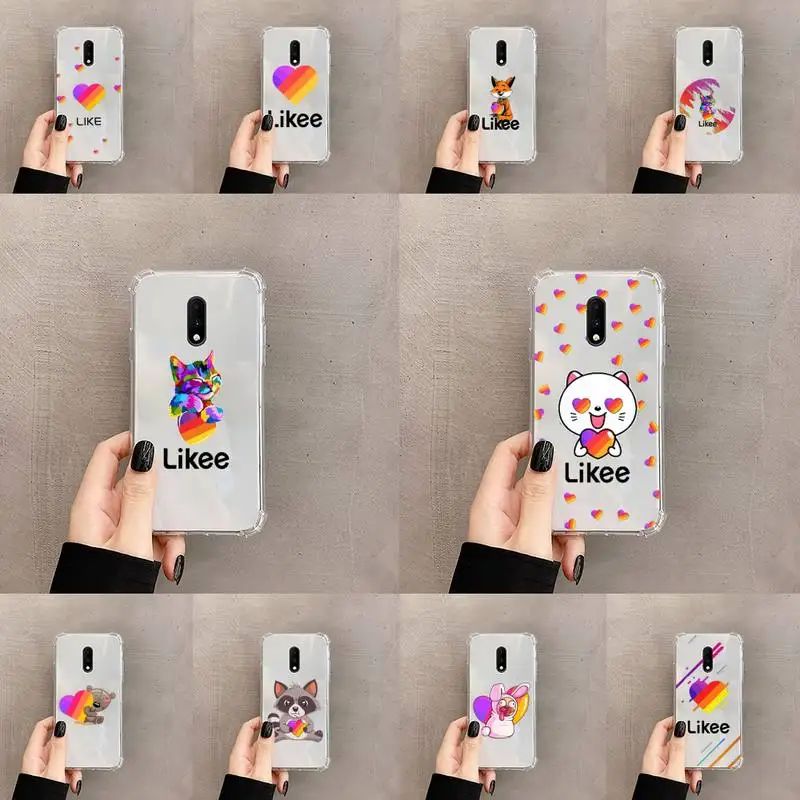 

likee Phone Case Transparent For OnePlus MEIZU MEITU M 7 8 9 16 17 T PRO XS moible bag