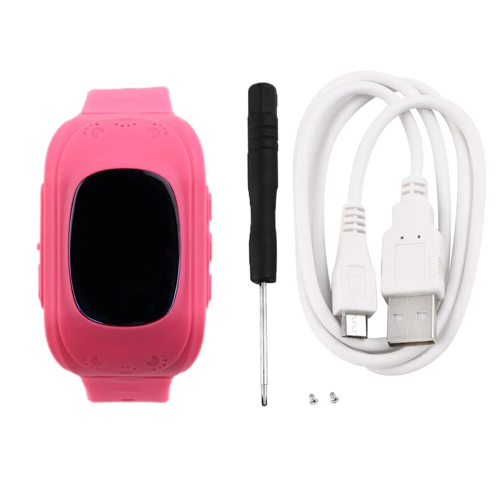 Детские Смарт часы SOS GPS браслет мобильный телефон анти потери трекер