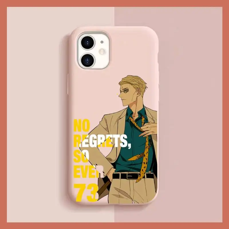 

YNDFCNB Kento Nanami Jujutsu Kaisen Phone Case Soft Solid Color for iPhone 11 12 13 mini pro XS MAX 8 7 6 6S Plus X XR