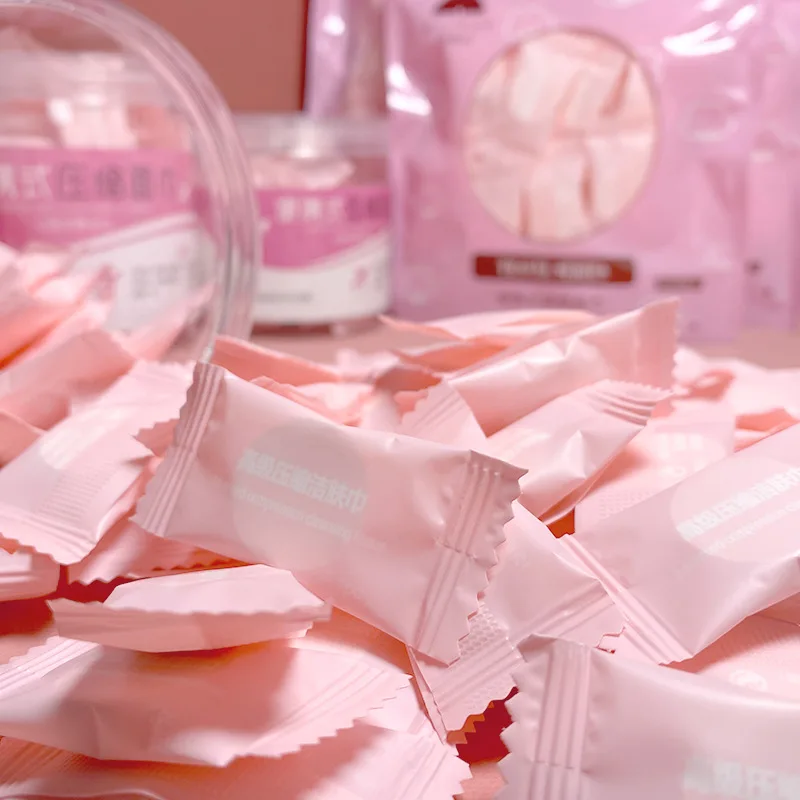 20/50 шт./лот мини сжатые полотенца одноразовые капсулы полотенце Волшебный уход за