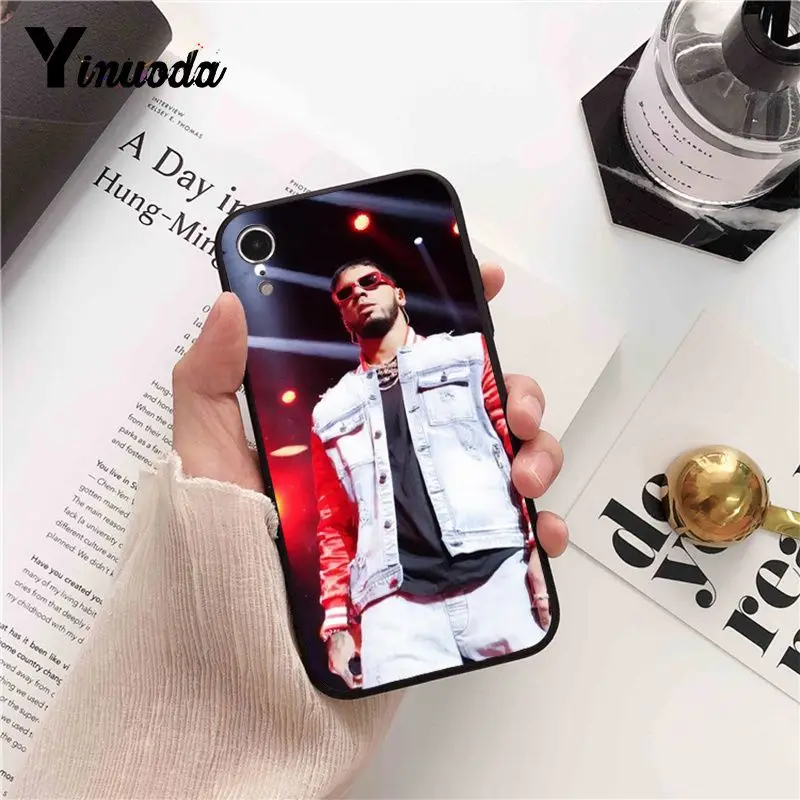 Чехол для телефона Yinuoda Anuel AA Rapper с печатью iPhone 8 7 6 6S 6Plus X XS MAX 5 5S SE XR Cover 11 pro max |