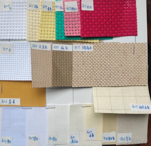 Холст для вышивки крестиком, белый, 25 цветов на выбор, 11CT 11ST/14ct 14st, любой размер, 50 см x 50 см, с вышивкой