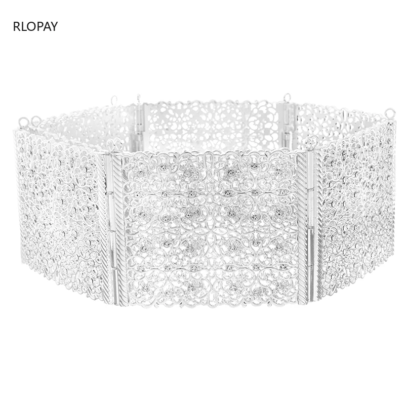 Новый дизайн Марокканское свадебное платье пояс блестящий кристалл повязка на