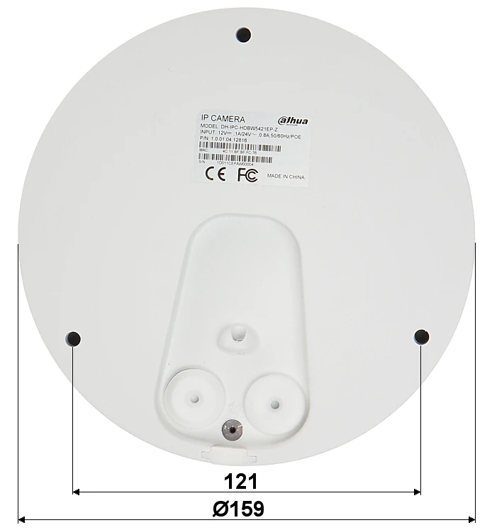 Оригинал DAHUA ip камера видеонаблюдения с поддержкой Wi Камера 12MP DWDR IR купольная