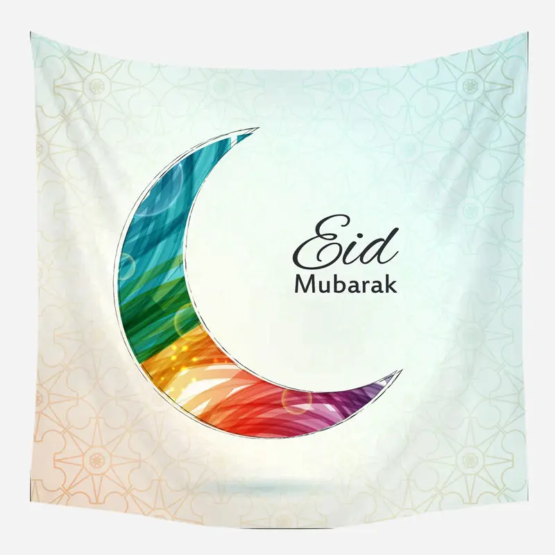 Мусульманский ИД Мубарак гобелен для вечерние Настенный декор хадж скатерть