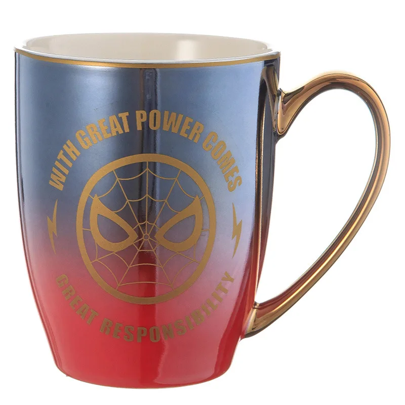 Керамическая чашка Disney комиксная кружка Marvel Мстители 4 Человек паук большая
