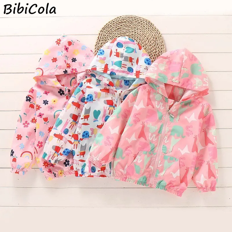 Милая куртка для девочек на весну и осень Верхняя одежда мальчиков Куртка