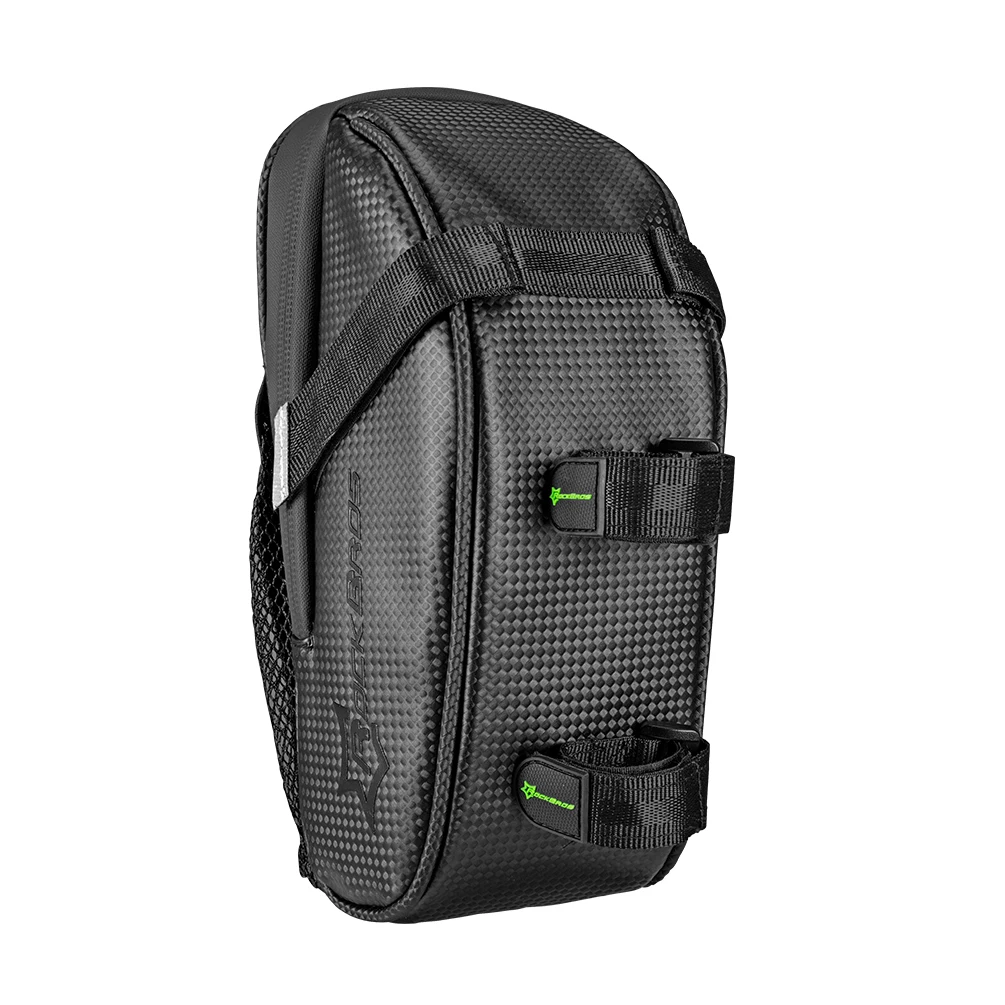 

ROCKBROS Nylon Bike Saddle Tube Bag Outdoor Cycling Mountain Bike Back Seat Tail Pouch Package Bicycle Bike Rear Bag Rainproof