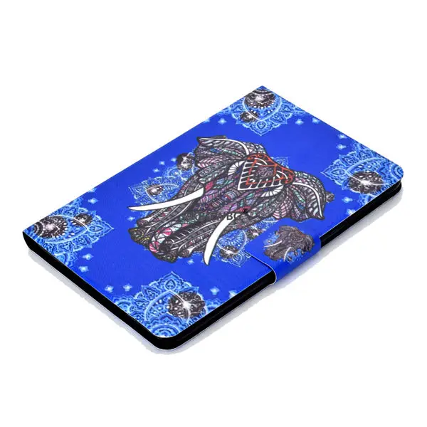 Min.Zu.DX Чехол с рукавами для Samsung Galaxy Tab 3 Lite 7,0 SM-T110 T110 T111 Tab E 7,0 T113 T116 чехол с кошкой из искусственной кожи с подставкой - Цвет: Min.Zu.DX