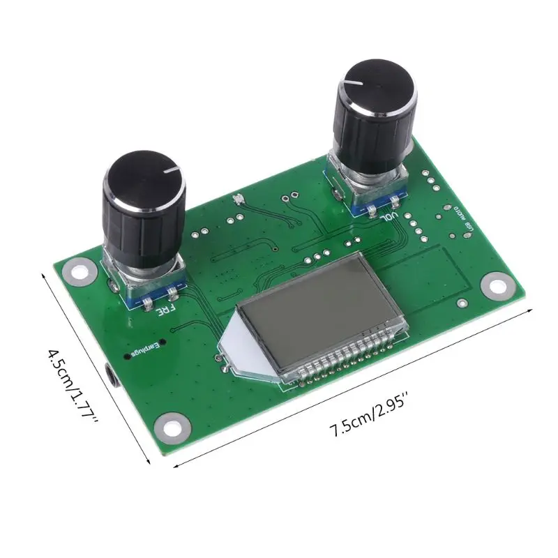 Цифровой стерео радиоприемник FM 87 108 МГц DSP & PLL LCD + последовательное управление