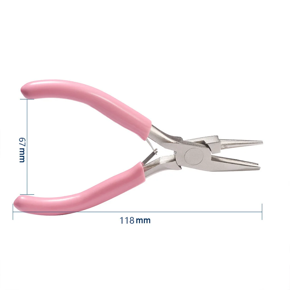 

Round Nose And Concave Pliers Beading Jewelry Tools 11.8cm Multifunctional Hand Tool For Women Men DIY Fine Jewelry Crafts