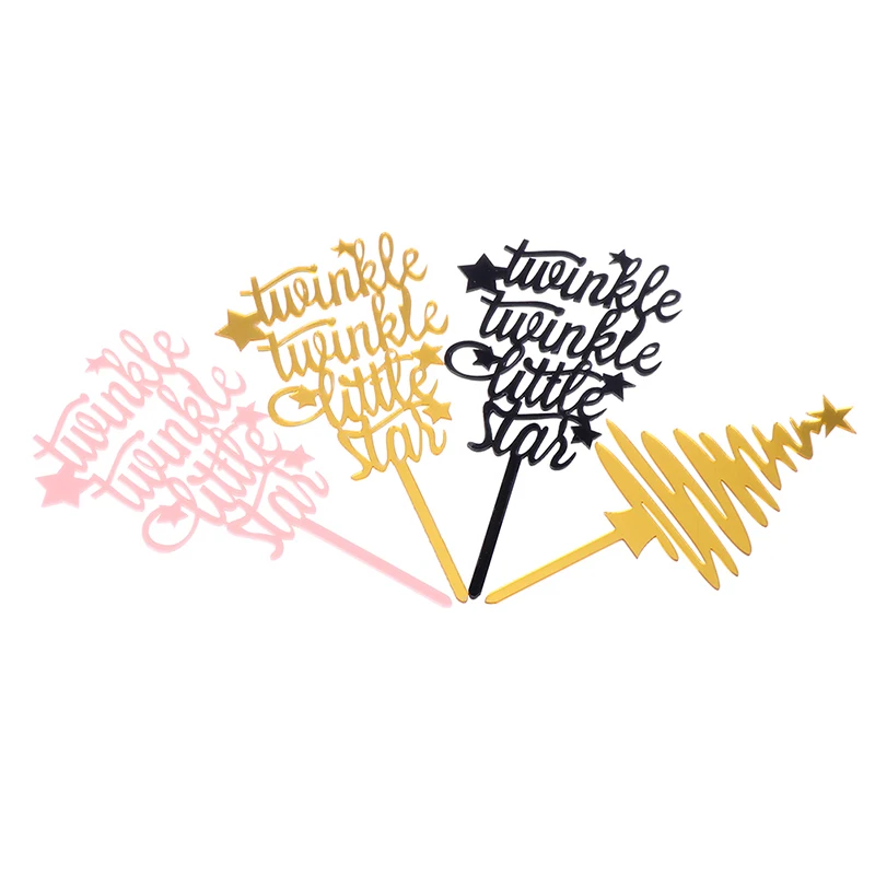 Мерцающие маленькие звездочки топперы для торта как я буду выглядеть Детские