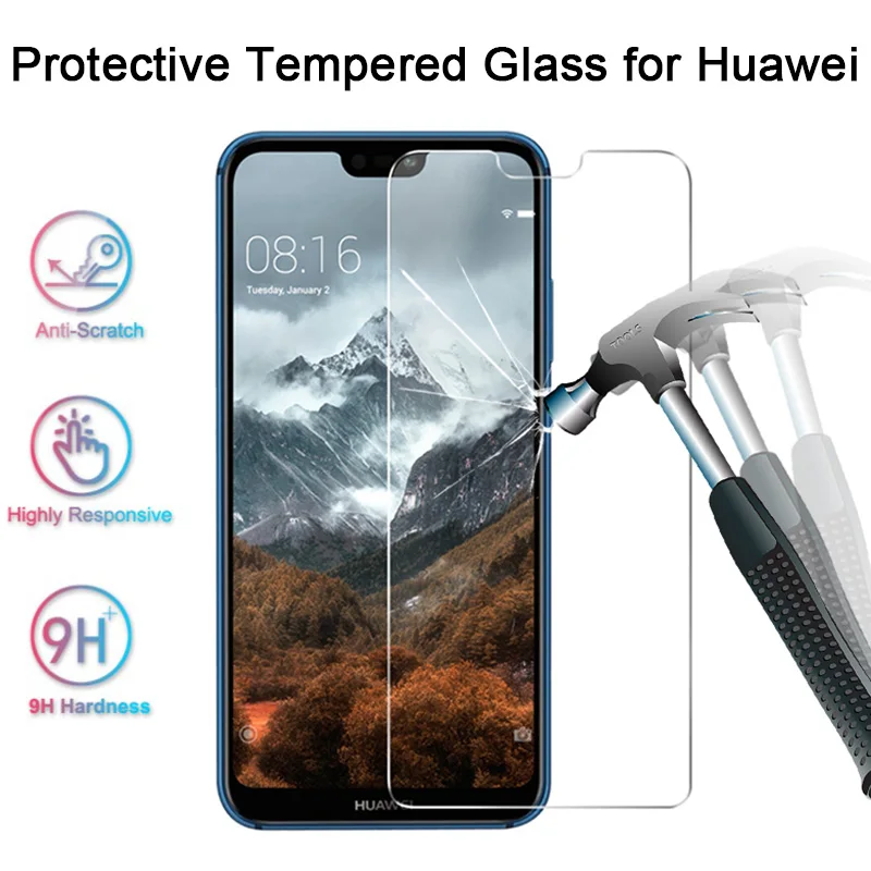 Закаленное стекло для Huawei P20 Pro P 20 Lite Защита экрана P8 2017 Защитное P9 P10 Light |