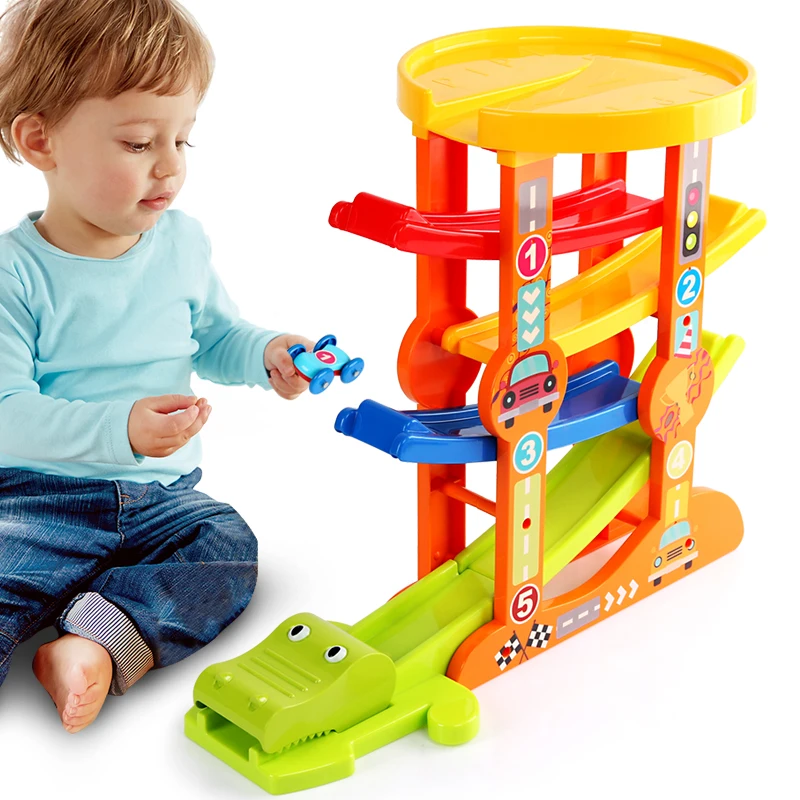 7layers Ramp Racer Click Car Slider гоночные трассы с мини инерцией пластиковые автомобильные