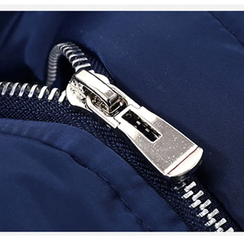 

2021 Baseball Collar Male Slim Thick Jacket Parkas Winter Parka Men Warm Jackets Hombre Invierno CJ128