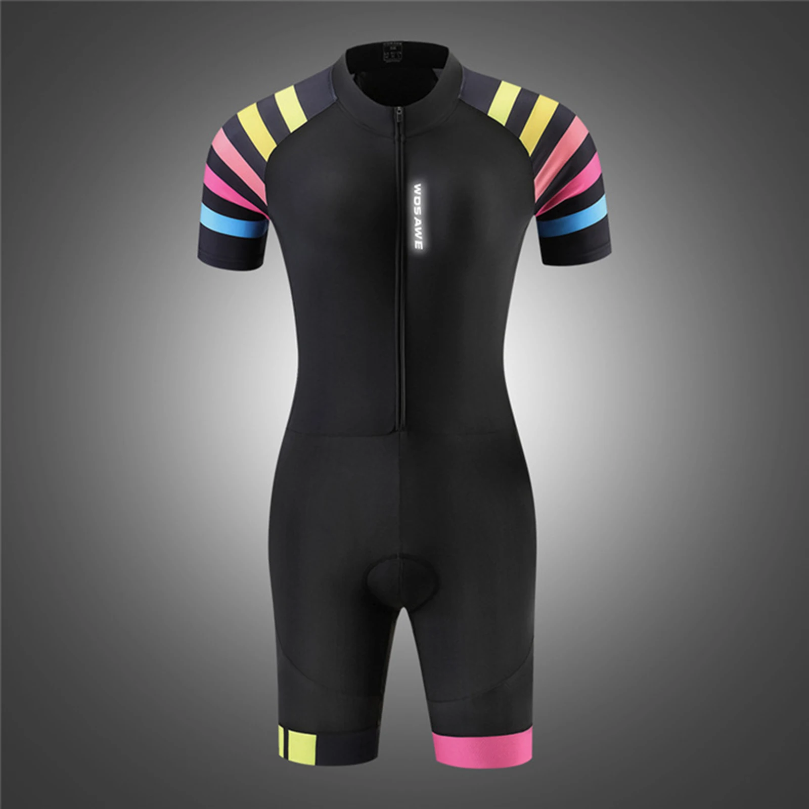 

Cycling Women's Clothing Short Jumpsuit Female Cyclist Summer Set Triathlon Suit with Padding Swimwear