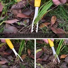 Экстрактор для травы, прочный ручной садовый инструмент для сбора травы, из нержавеющей стали