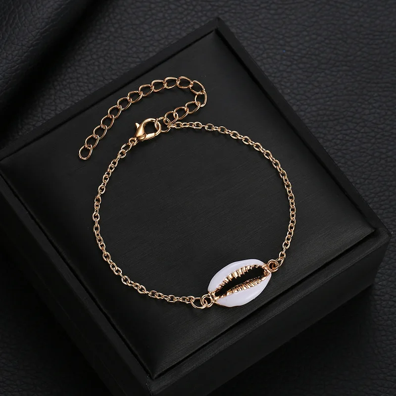 Богемное ожерелье-подвеска из ракушка коври для женщин модные пляжные ожерелья с