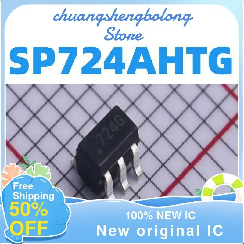 

10-200PCS SP724AHTG SOT23-6 724G New original IC
