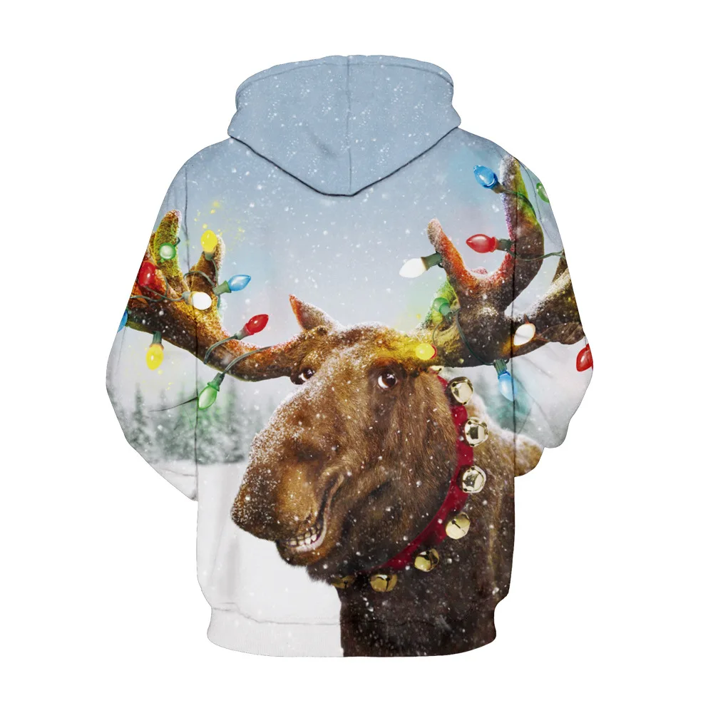 Мужская/Женская толстовка с капюшоном черная 3D-принтом пуловер в стиле хип-хоп