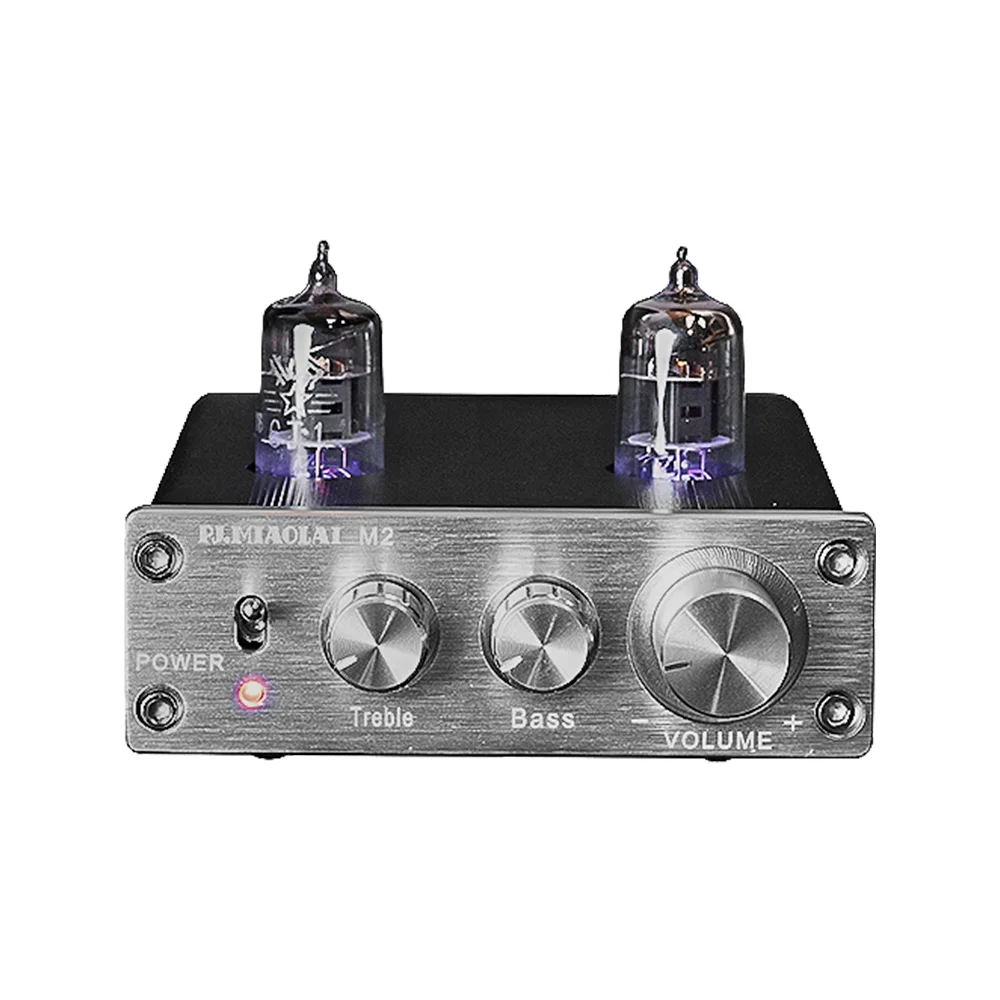 Мини аудио усилитель ламповый предварительный усилитель 6К4 вакуумный предусилитель RCA HiFi Fever Bile Preamp DIY домашняя кинозвуковая система.