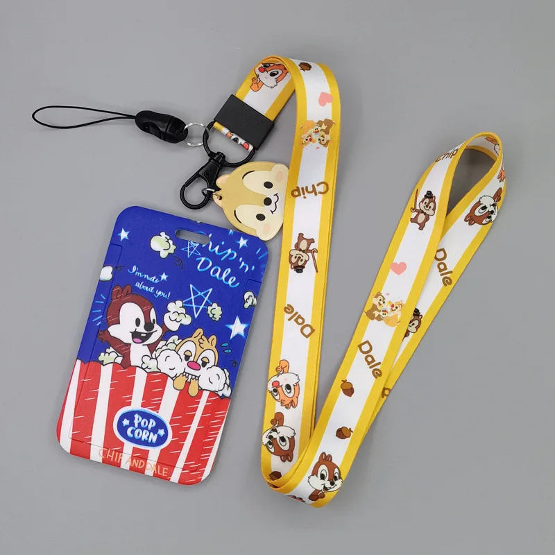 

LB1467 Squirrel Cute Keychain Lanyard For Keys Mobile Phone Hanging Rope USB ID Card Badge Holder Keychain DIY Lanyards