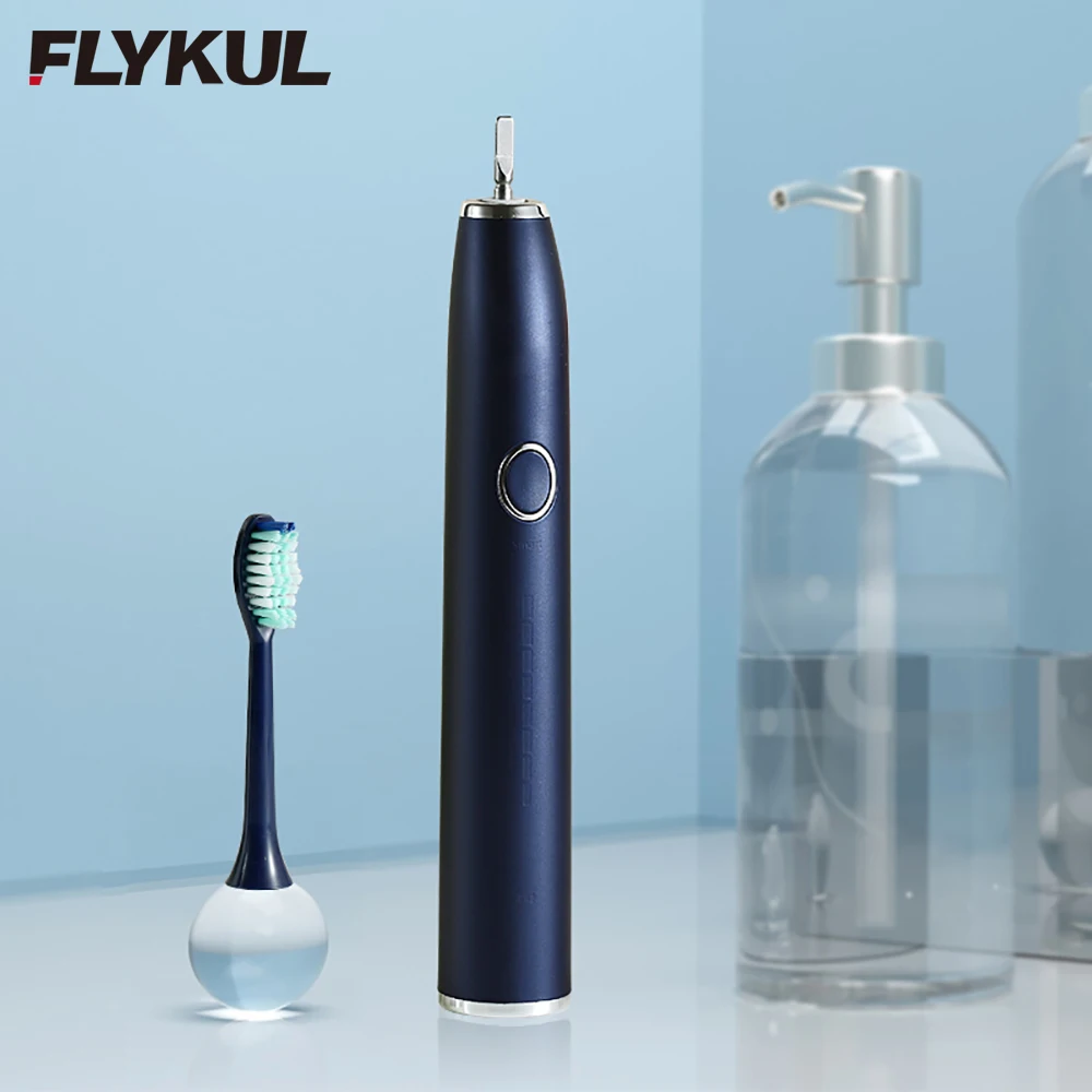 Flykul электрическая перезаряжаемая зубная щётка щетка S9 IPX8 Водонепроницаемая
