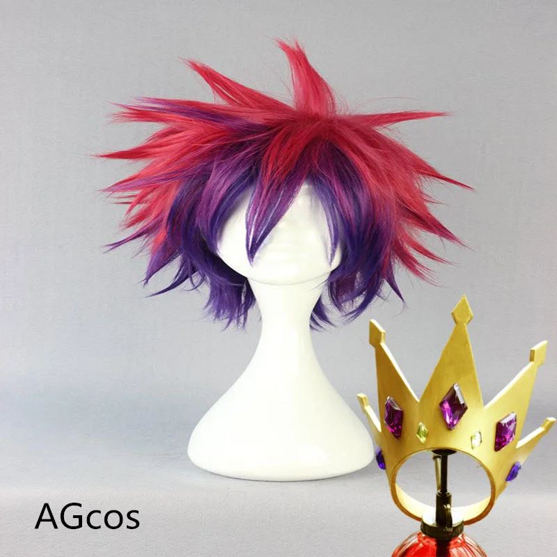 

Парик для косплея AGCOS NO GAME NO LIFE Sora с головным убором короной