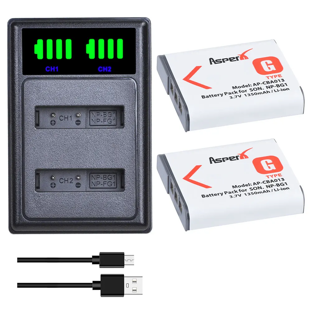 2 шт. двойное зарядное устройство USB для Sony|Цифровые аккумуляторы| |