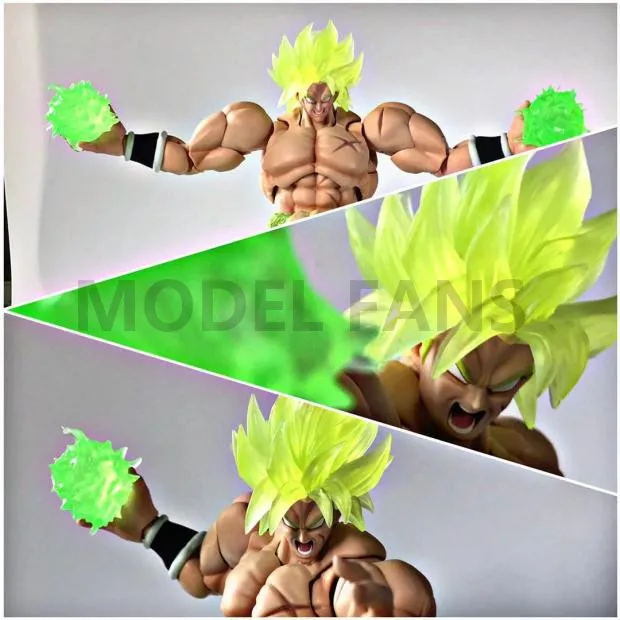 Модельные вентиляторы Dragon Ball Z shf super saiyan broli Brolly Серебристые прозрачные волосы с эффектом