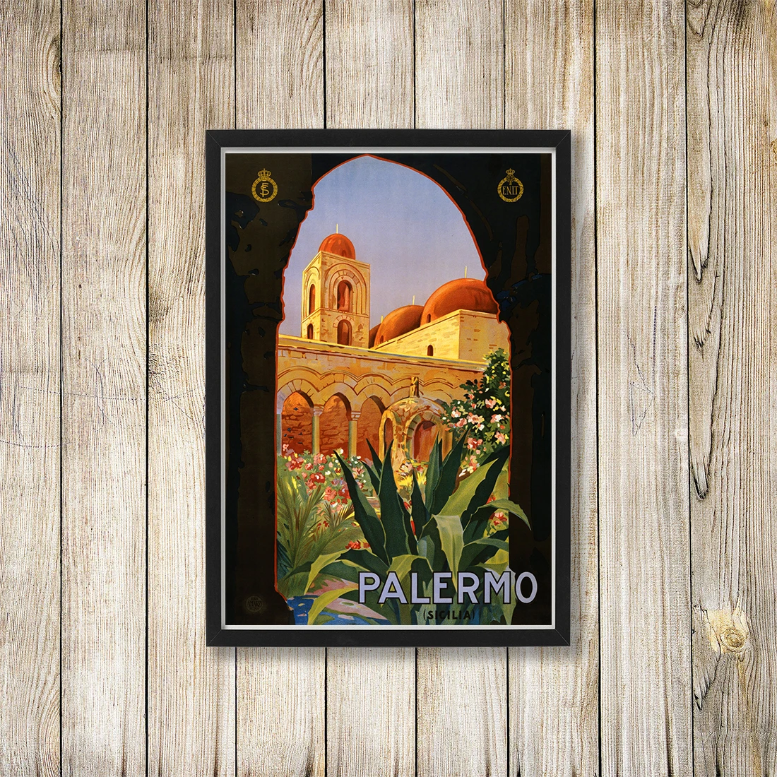 Итальянские путешествия рома кортина палермо каттолика холст картина винтажный