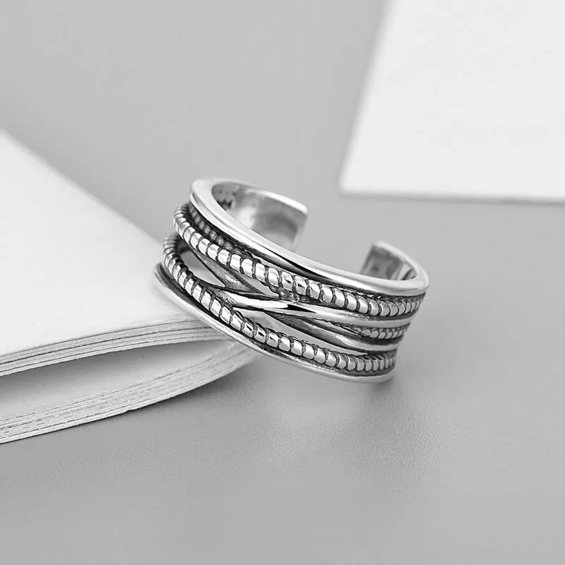 Модные простые кольца с линиями для женщин обручальные влюбленных свадебные