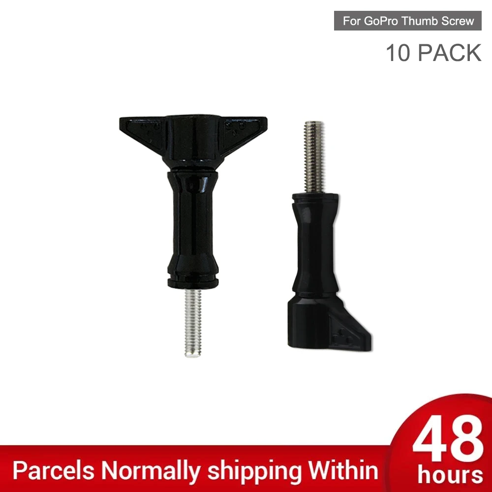 Купи 10 PACK Long Thumb Screw Monopod Tripod Mount for GoPro Hero 10 9 8 7 6 5 4 Yi 4K Sjcam Eken Go Pro Action Camera Accessories за 419 рублей в магазине AliExpress