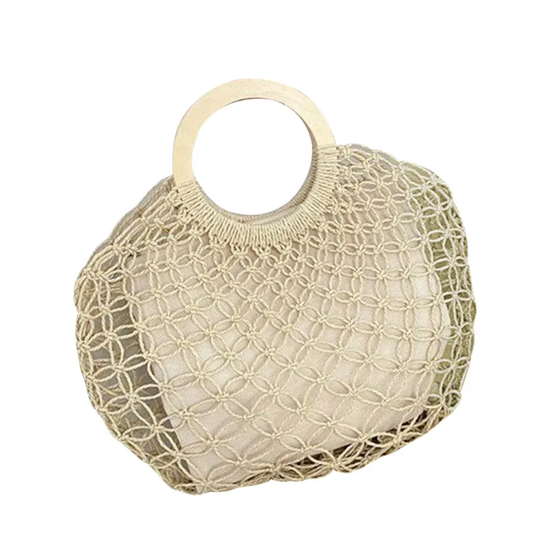 

Женская сумка-Органайзер, чехол для взрослых, однотонная пляжная сумка с отверстиями и внутренним карманом для женщин, женская портативная ...