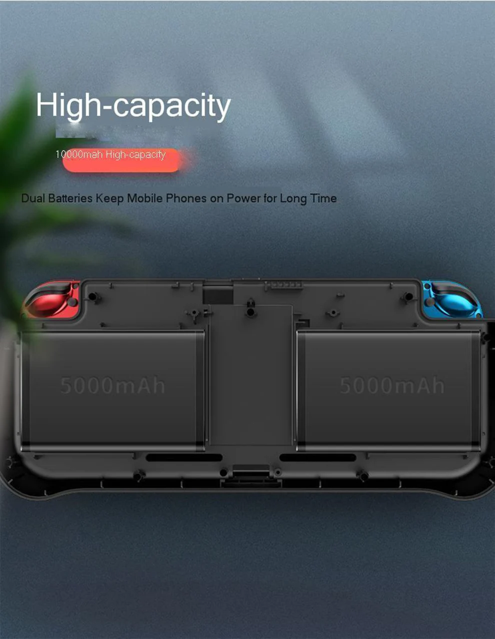 10000 мАч для nintendo Switch чехол для зарядки аккумулятора чехол для переключателя power Bank чехол для внешнего зарядного аккумулятора для переключателя