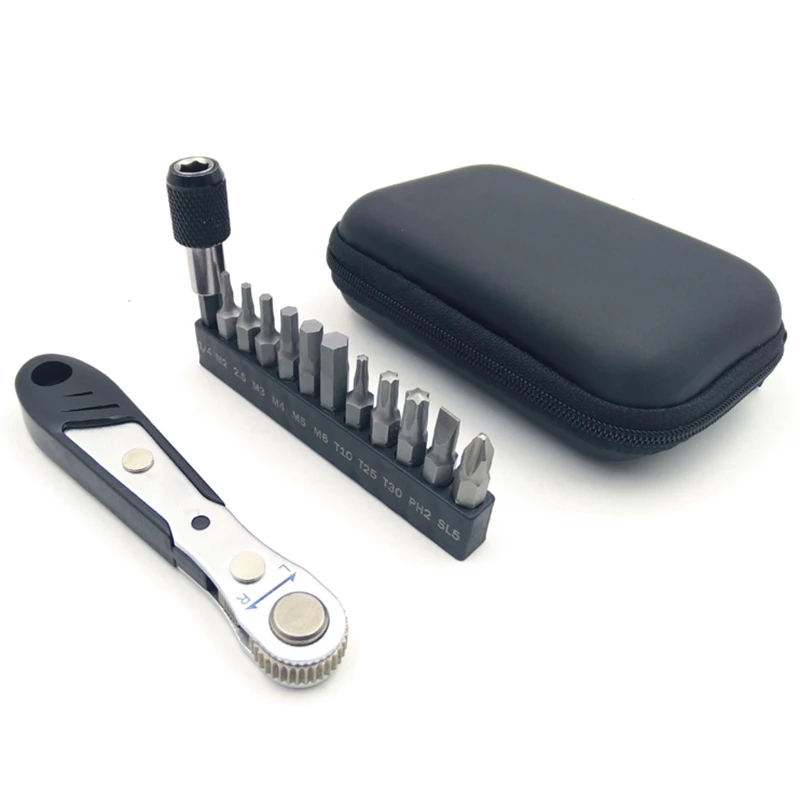 Велосипедный Трещоточный ключ набор инструментов дорожный велосипедный гаечный