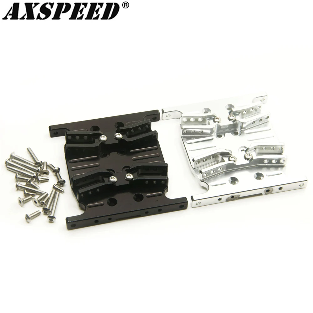 

AXSPEED RC Car Gearbox Mount Holder Center Skid Plate for 1/10 RC Crawler Car Axial SCX10 Upgraded Parts