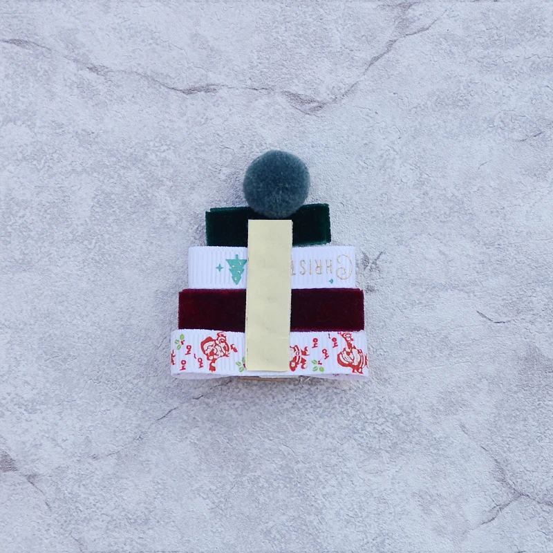 2019 Baby Toddler Kids Wool Bow Tiny Petite Dainty Hairpin Chirstmas Hair Clips Vintage For Girls Party life | Детская одежда и