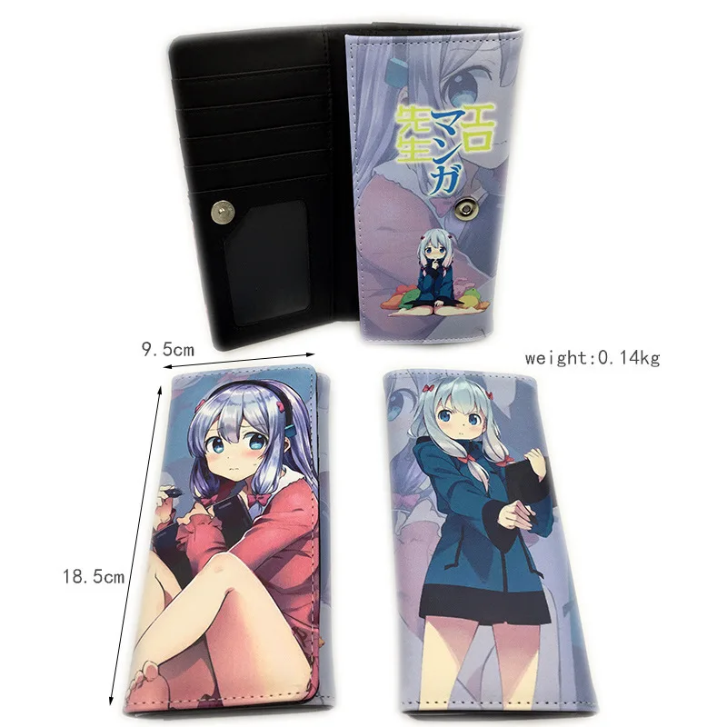 Аниме Eromanga-Sensei Izumi Sagiri забавный кошелек для косплея яркий кредитный реквизит
