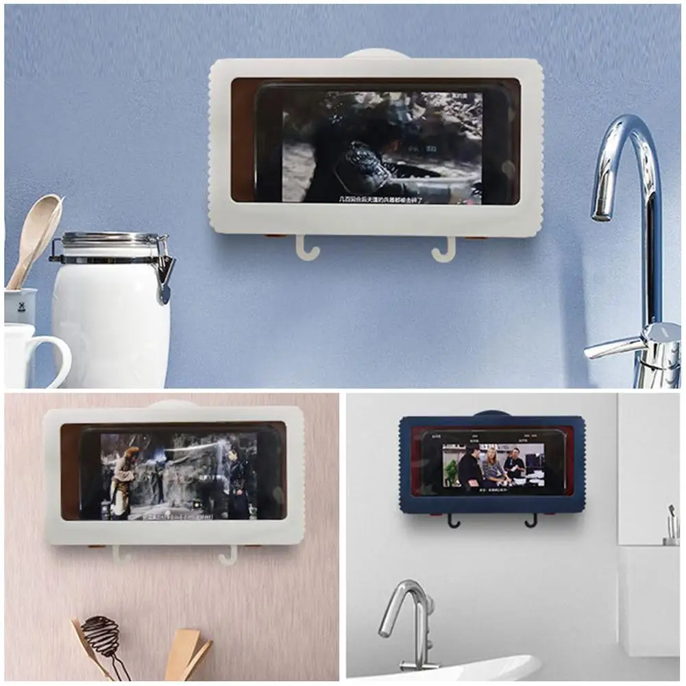 

Shower Watching Holder Bathroom Phone Case Bathroom Mobile Phone Case Touch Screen Bathing And Drama Mobile Phone Case For St