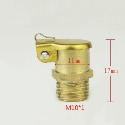 

M6 M8 M10 M14 метрический латунный колпачок с пружинной крышкой, масляный стакан, смазочный стакан для станков