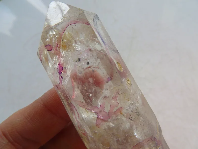 АА натуральный кристалл кварца алмаз херкимера W 2 перемещение ENHYDRO пузырь 68 4 г |