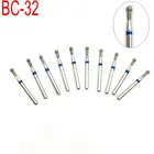 10 шт.коркорт. FG алмазная буровая дрель, набор для полировки зубных бора для высокоскоростного наконечника, 1,6 мм, стоматологический материал BC-32
