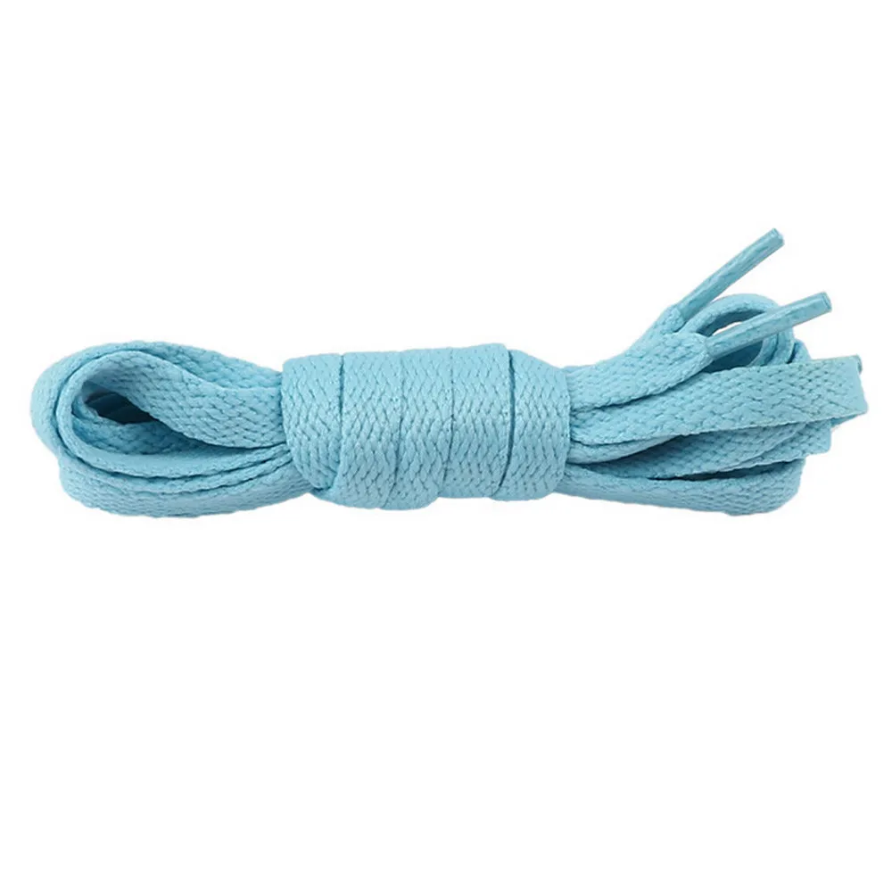 Light Blue Canvas shoes replacement laces 19 candy color replacement sports shoes casual shoes Spare lace shoe accessory Заменить шнурки - Цвет: Light Blue