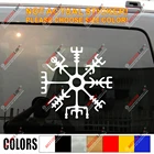 Vegvisir виниловая наклейка с компасом Викинг один норвежский виниловый Размер