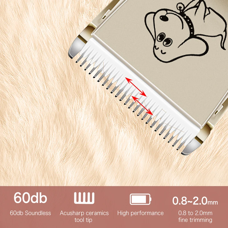 Электрическая машинка для стрижки домашних животных перезаряжаемая бритва с