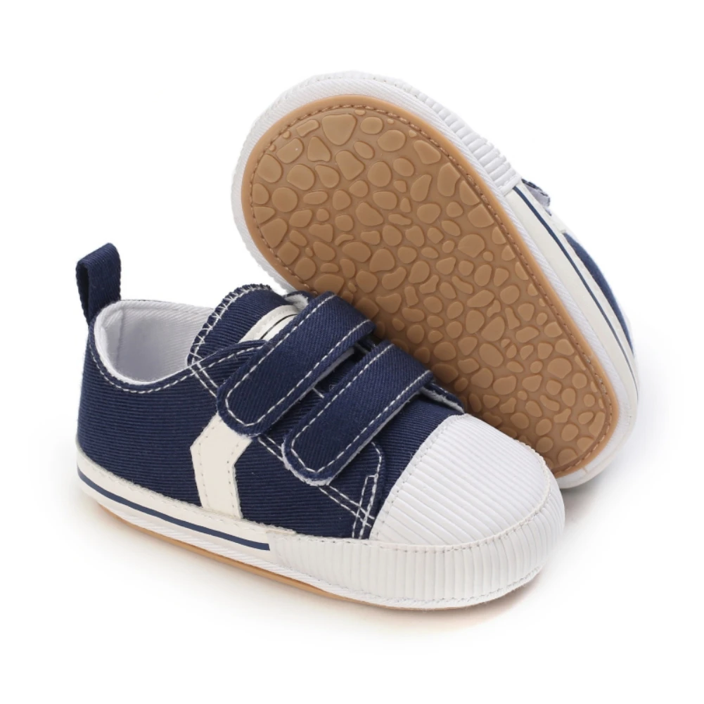 

0-18M Baby Canvas Sneaker For Newborn Sport Shoes For Baby Boys Girls Infant Toddler Soft Bottom Anti-Slip First Walkers