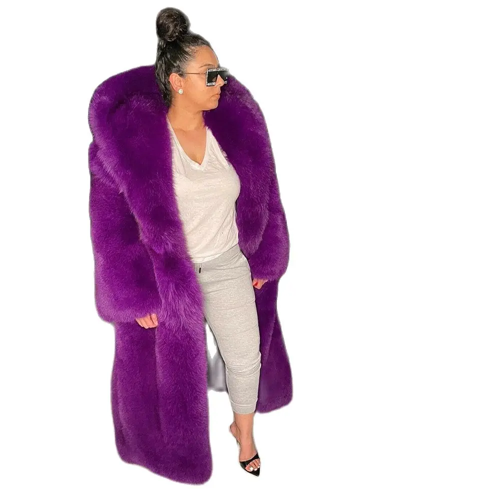 Рисунок 5 - Длинная женская шуба из натурального Лисьего меха