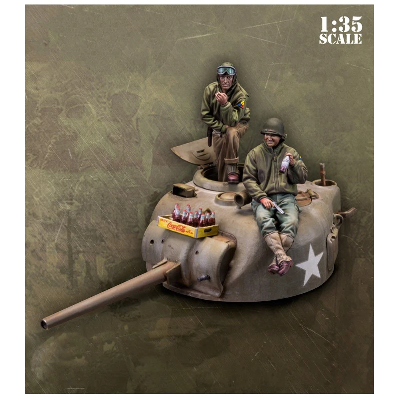 

1/35 Resin Model Figure GK，Including the turret, Unassembled and unpainted kit