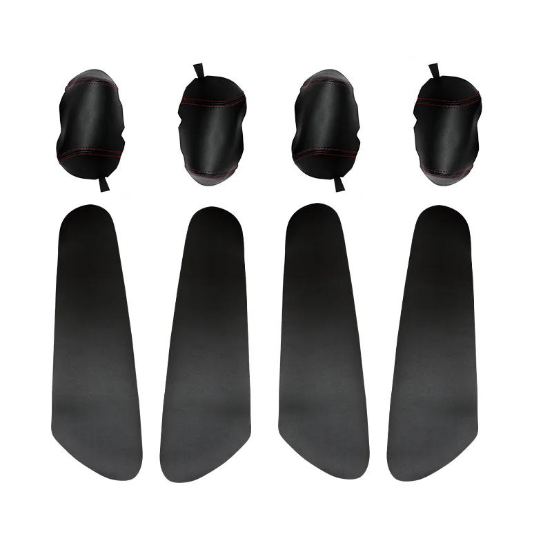 Автомобильный Стайлинг внутренняя дверь подлокотник кожаный чехол защитная